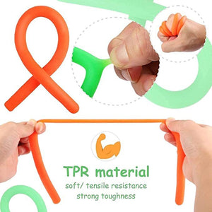 10 Pcs/set Anti Stress Noodle TPR Fidget Autism -AE