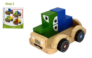 Beech Wood Smart Car