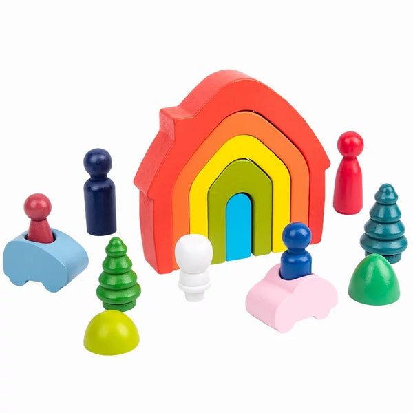 Load image into Gallery viewer, Rainbow Building Block Villain Combination - CNF8
