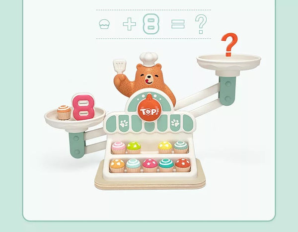 Load image into Gallery viewer, Cartoon Bear Digital Balance Logical Thinking CNF D
