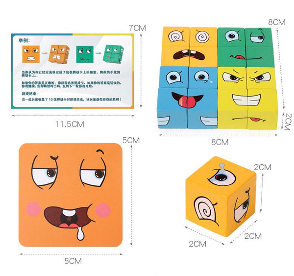 Load image into Gallery viewer, Face-Changing Expression Rubik's Cube - CNF7
