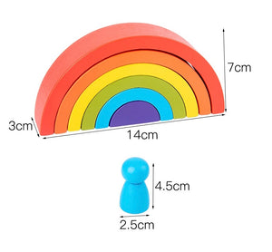 New Rainbow Arched Building Block Villain Combination - CNF8