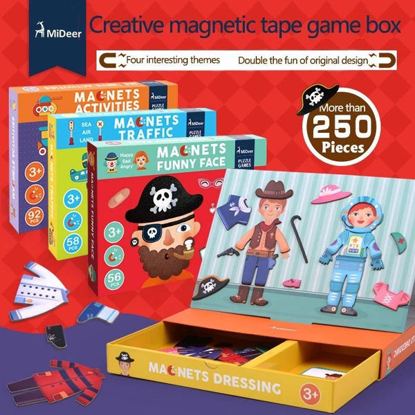 تحميل الصورة في عارض الصور ، Mideer Magnetic Sticker Game Set - HN Bazar 
