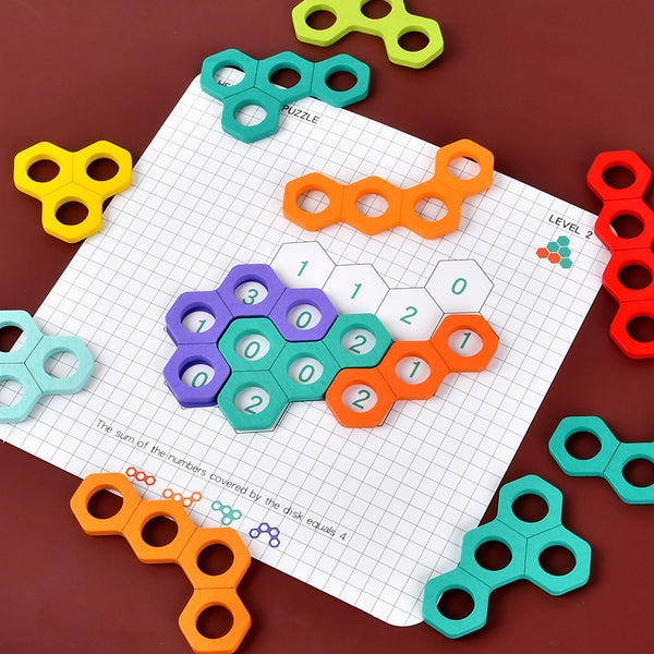 Load image into Gallery viewer, Hexagonal Number Matching Game - CNF7
