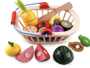 Cut Fruits and Vegetables with Basket - CNF1 - HN Bazar 