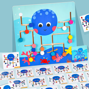Octopus Maze Matching Cards -CNF8