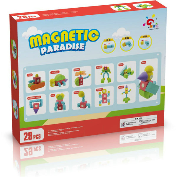 Load image into Gallery viewer, Magnetic Foam Building Blocks -AE
