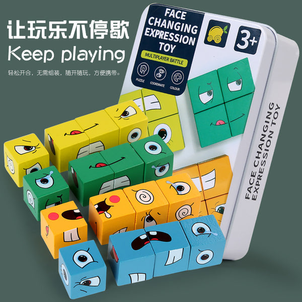 Load image into Gallery viewer, Face-Changing Expression Rubik's Cube - CNF7
