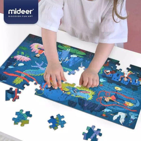 Load image into Gallery viewer, Mideer 72 Pieces Of Fairy Tale Jigsaw Puzzle-Nezha Naohai - HN Bazar 
