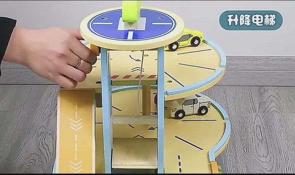 Load and play video in Gallery viewer, Wooden Simulation Parking CNF1
