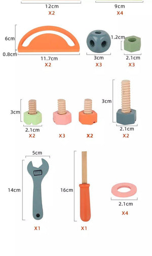 Simulation Wooden Tool Toy CNF1 - HN Bazar 
