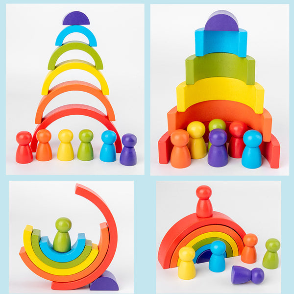 Load image into Gallery viewer, New Rainbow Arched Building Block Villain Combination - CNF8
