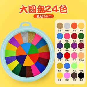 Ink Pad Stamp DIY Finger Painting - AE