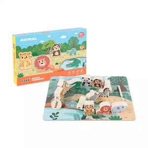 Large Blocks Cartoon Wooden Beads CNF5