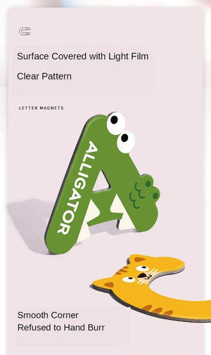 Mideer Animal Alphabet Magnetic Stickers - HN Bazar 