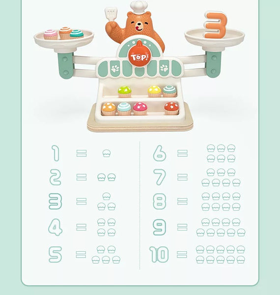 Load image into Gallery viewer, Cartoon Bear Digital Balance Logical Thinking
