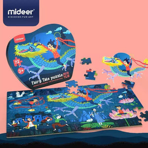 Mideer 72 Pieces Of Fairy Tale Jigsaw Puzzle-Nezha Naohai - HN Bazar 