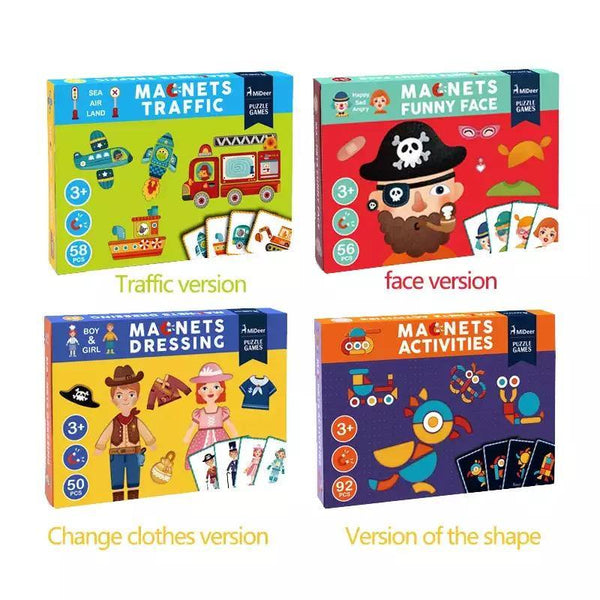 تحميل الصورة في عارض الصور ، Mideer Magnetic Sticker Game Set - HN Bazar 

