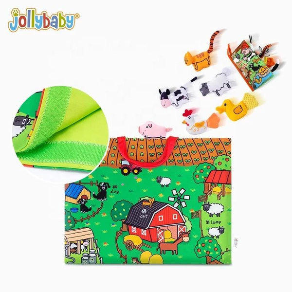 Load image into Gallery viewer, Play Mat with Cloth Book CNF2 - HN Bazar 

