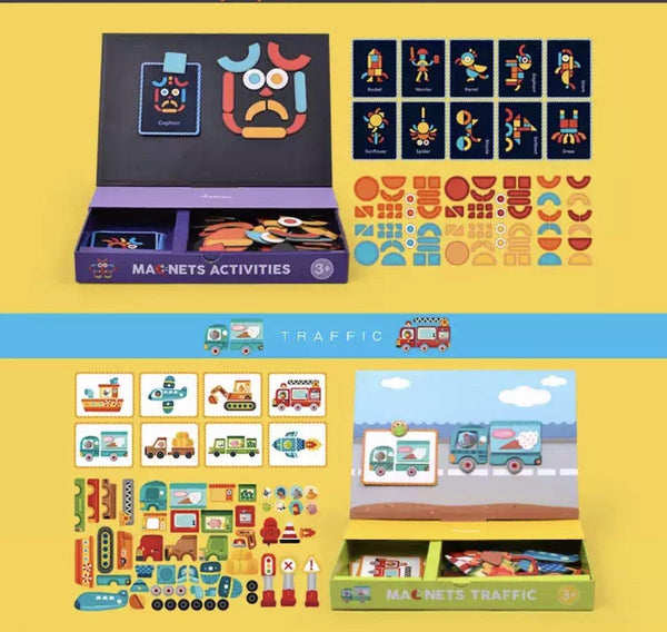 تحميل الصورة في عارض الصور ، Mideer Magnetic Sticker Game Set - HN Bazar 

