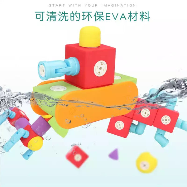 Load image into Gallery viewer, Magnetic Foam Building Blocks -AE
