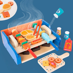 Barbecue Grill Simulation Play House Game - CNF5