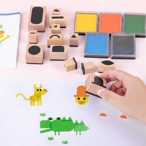 Wooden Variety Magic DIY Stamp - CNF7