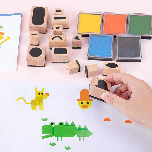 Load image into Gallery viewer, Wooden Variety Magic DIY Stamp - CNF7
