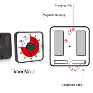 60 Minutes Visual Timer  - CNF4 - HN Bazar 