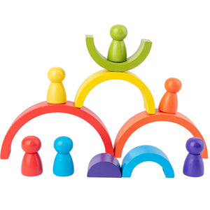 New Rainbow Arched Building Block Villain Combination - CNF8