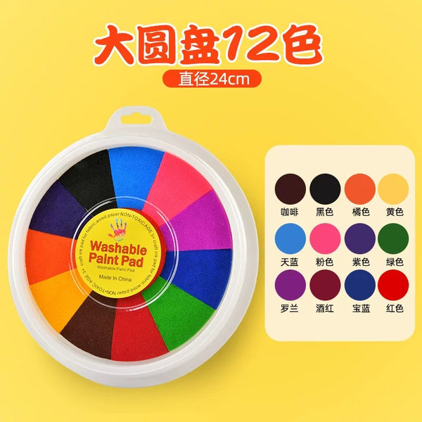 Load image into Gallery viewer, Ink Pad Stamp DIY Finger Painting - AE
