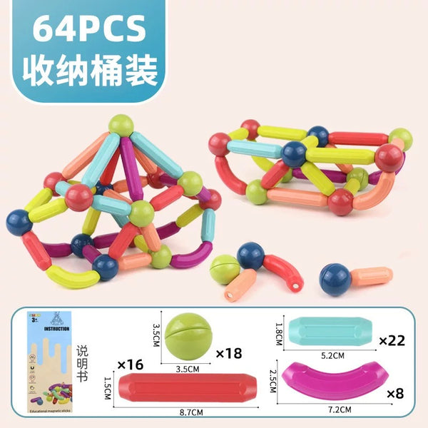 Load image into Gallery viewer, 3D Magnetic Sticks Blocks-AE
