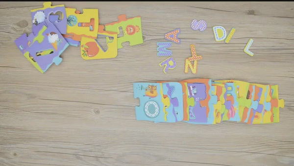 Load and play video in Gallery viewer, Mideer Letter Floor Puzzle
