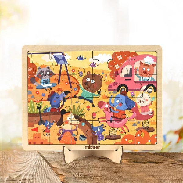 تحميل الصورة في عارض الصور ، Mideer Wooden 24p Puzzle - HN Bazar 
