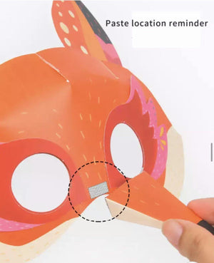 Mideer Animal Three Dimensional Paper Mask - HN Bazar 