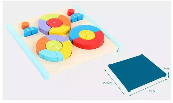 تحميل الصورة في عارض الصور ، 3D Wooden Puzzle - Circle  CNF1 - HN Bazar 

