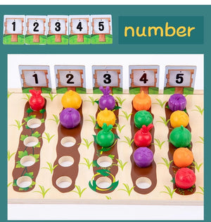 Wooden Veggie Farm Sorting Set CNF7