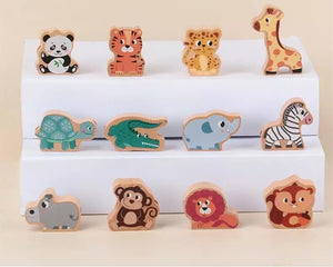 Large Blocks Cartoon Wooden Beads CNF5