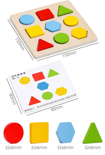 Load image into Gallery viewer, Geometric Pairing Building Blocks - CNF7
