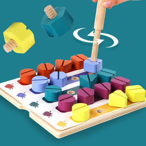 Wooden Screw Sudoku Game - CNF7