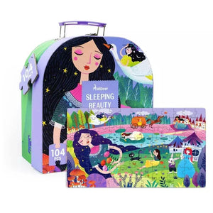 Mideer Children's Portable Box Puzzle Princess 104pcs - HN Bazar 