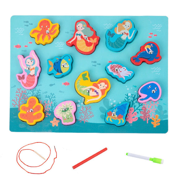 Load image into Gallery viewer, 2 in 1 Wooden Matching Puzzle - CNF7
