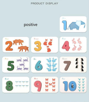 Number Letter Matching Cognitive Card CNF1 - HN Bazar 