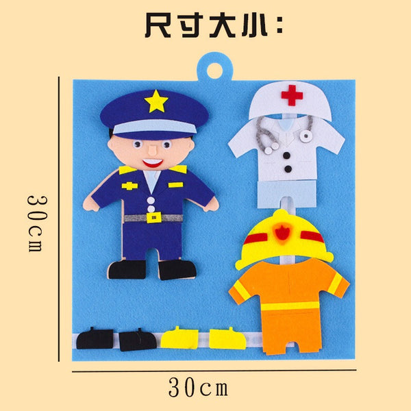 Load image into Gallery viewer, 4 Pcs Clothing Change Puzzle -AE
