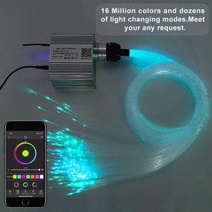 100 Pcs - 2m Fiber Optic Sensory Lights for Autism & Special Needs with App