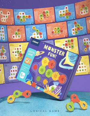 Mideer Logical Thinking Game Monster 56 Challenges - HN Bazar 