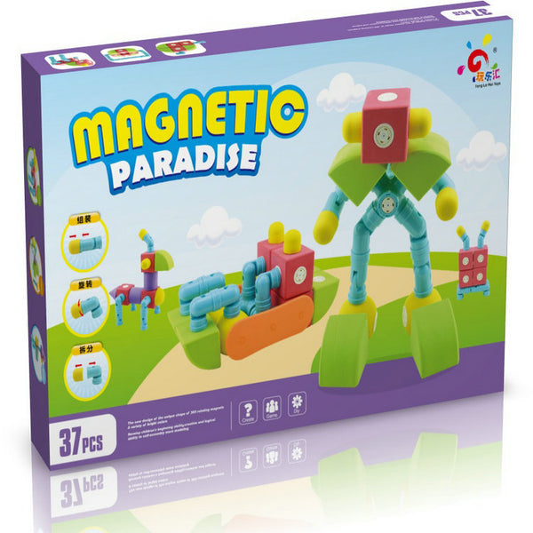 Load image into Gallery viewer, Magnetic Foam Building Blocks -AE
