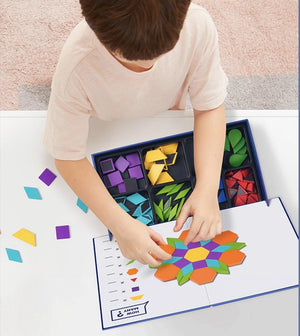 TOI Tangram Advanced Jigsaw Magmatic Wood Toys - HN Bazar 