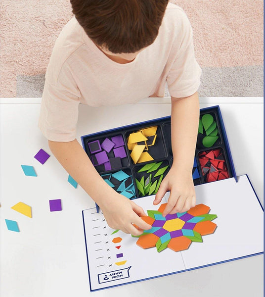 تحميل الصورة في عارض الصور ، TOI Tangram Advanced Jigsaw Magmatic Wood Toys - HN Bazar 
