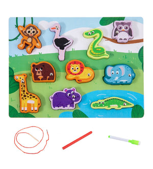 2 in 1 Wooden Matching Puzzle - CNF7